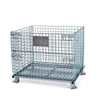 Storage Cage Folding Logistics Turnover Basket Without Wheel Iron Frame Storage Cage Car 800 * 600 * 640mm Wire Diameter 5.6mm