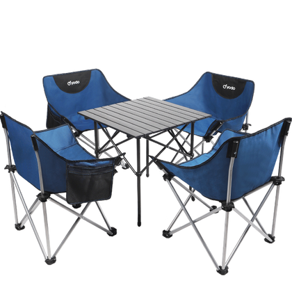 Outdoor Butterfly Table Portable Outdoor Picnic Chair Set