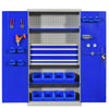 Heavy Metal Tool Cabinet Thickened Cabinet Tool Box Factory Auto Repair Workshop Storage Cabinet With Drawer Three Belt Grid 1800 * 1000 * 500mm