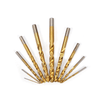 Titanium Twist Drill Bit Set 10 Pieces Fit for Cutting Metals, HSS Metal Drill Bit Straight Shank, Ideal for Drilling on Mild Steel, Copper, Aluminum, Zinc Alloy