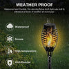 4pcs 96 LED Waterproof Solar Light Flickering Flame Solar Torch Light Garden Lamp Outdoor Landscape Decoration Garden Lawn Light