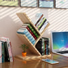 Tree Bookshelf Bookcase Display Storage Rack 3 Shelf Free Standing Up to 5kgs Per Shelf for CDs and Books Files in Living Room Home Office