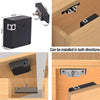 Smart NFC RFID Locks, Electronic Cabinet Lock, Hidden DIY Cabinet Lock with Slide Latch Lock for Double Door Cabinet Drawer Wooden Cupboard