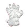 6*200 Pieces Disposable Thin PE Gloves Extended Care Gloves Food Inspection Lobster Hand Film Gloves M