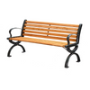 Park Chair Outdoor Bench Community Square Chair Garden Leisure Chair Solid Wood Chair Outdoor Chair Bench Has A Back Of 1.5m