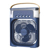 Portable Air Conditioner Fan with 3 Wind Speeds,600ML Personal Cooling Fan,Air Cooler with 7 Colors Light