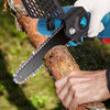 Electric Chain Saw Mini Cordless Garden Logging Saw Woodworking Cutting Power Tool