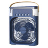Portable Air Conditioner Fan with 3 Wind Speeds,600ML Personal Cooling Fan,Air Cooler with 7 Colors Light